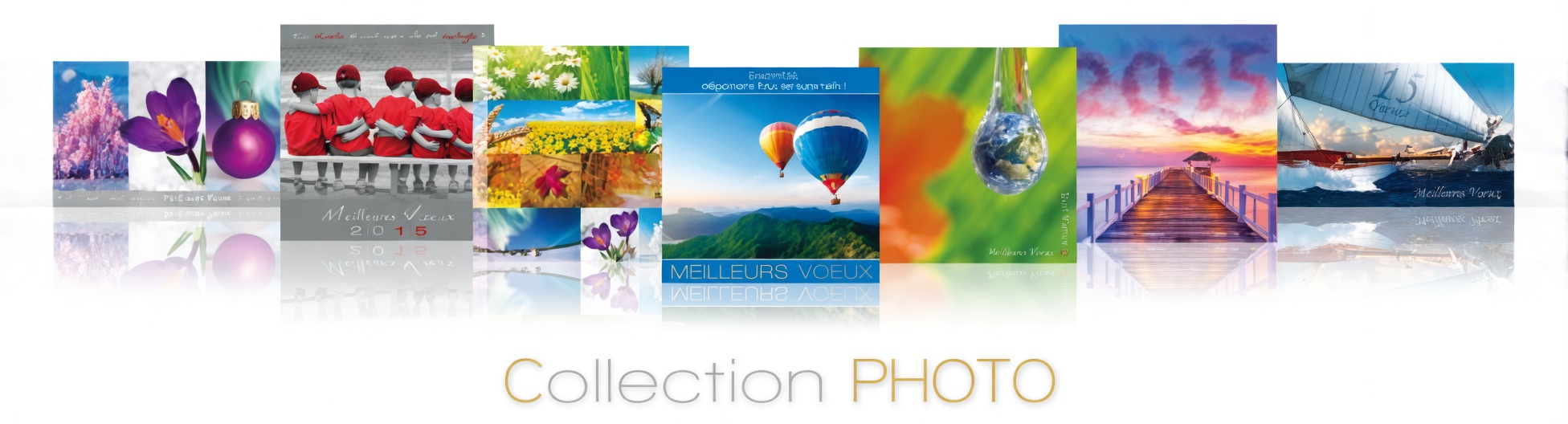 Impression de cartes de vœux Photosud Un grand choix de modèles…