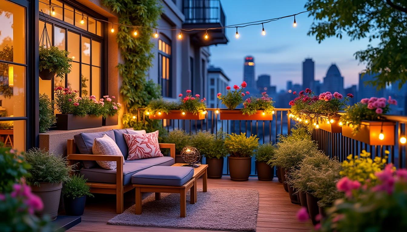 découvrez nos meilleures idées déco végétales pour transformer votre balcon urbain en un espace vert, tendance et relaxant. conseils, astuces et inspirations pour tous les styles !